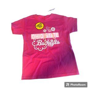Ohio State Buckeyes kids hot pink t-shirt NWT Youth XL‎